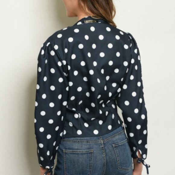 POLKA-DOT BLOUSE - Picture 2 of 3